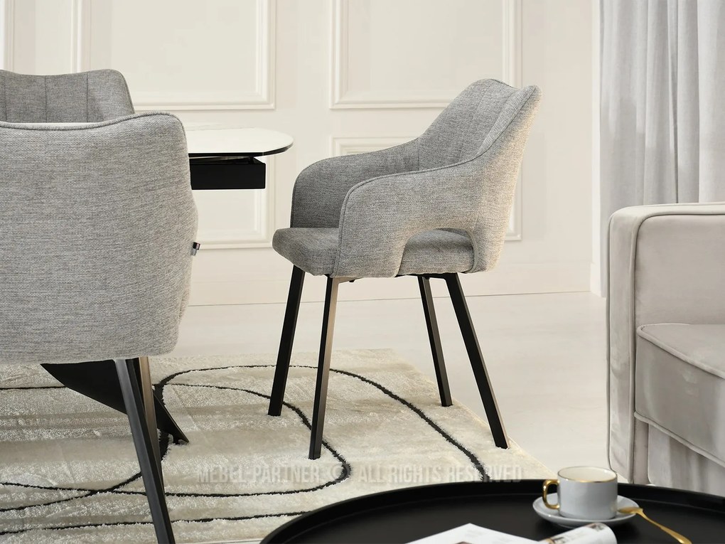 Scaun Carl (gri + negru). 1111024