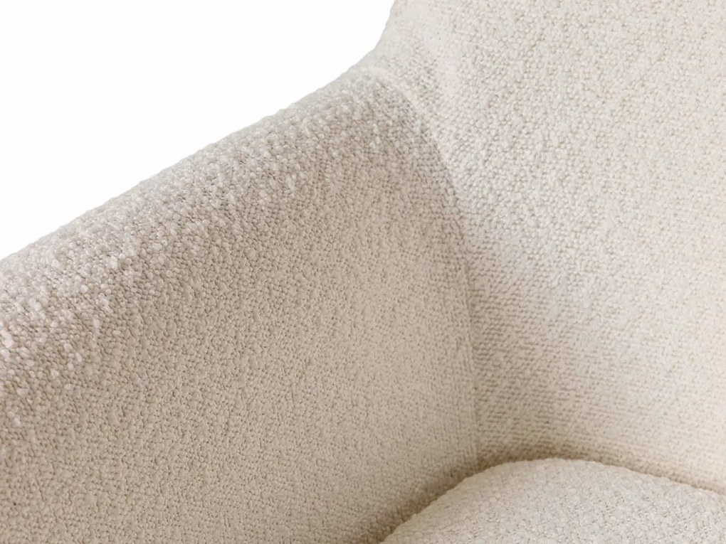 Fotoliu de design Culoare crem, MILAN