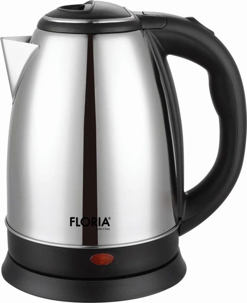 Fierbator din inox Floria ZLN6159 Argintiu, 1.8L, indicator luminos, putere 1800W