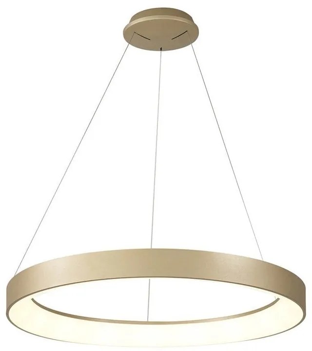 Lustra LED inteligenta design circular NISEKO II Gold 65cm