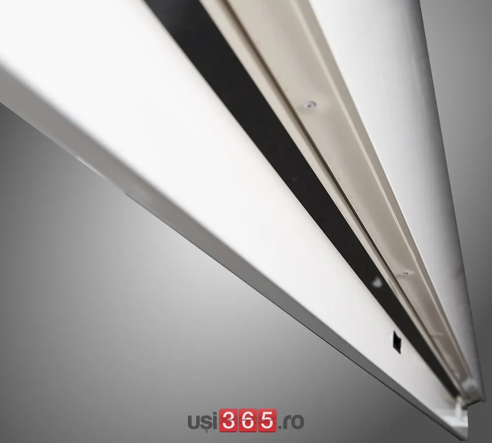 Usa metalica dubla blat 40 mm din otel multifunctionala pentru boxa RAL 9001   Alb Crem 1400(1000+400), 2050, Dubla