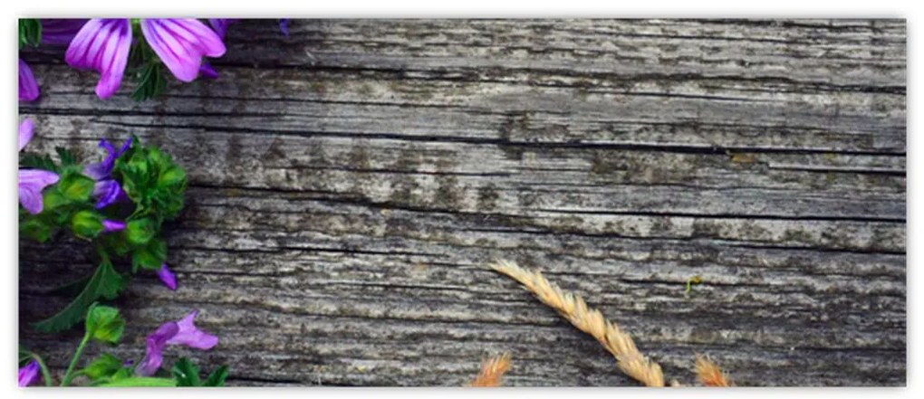 Tablou - flori de câmp (120x50 cm)