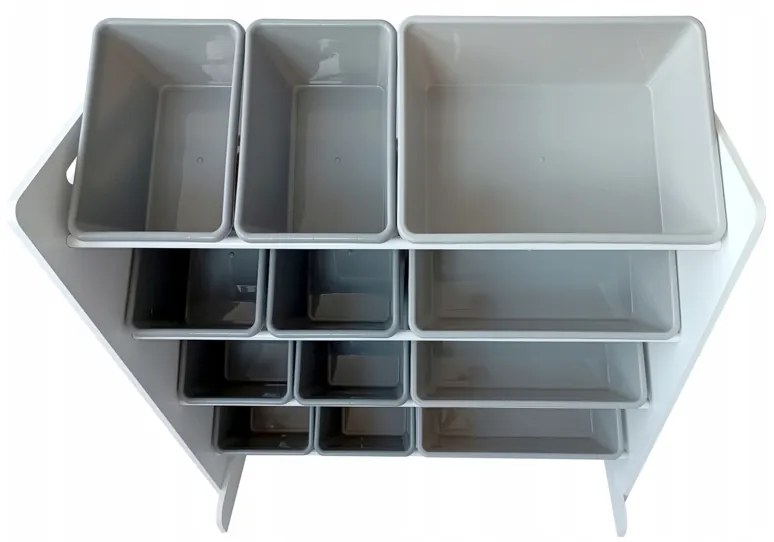 Organizator de jucării pentru copii XXL în gri