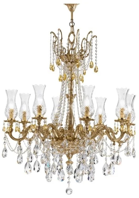 Candelabru LUX realizat manual cu cristale Scholer Queen 8L