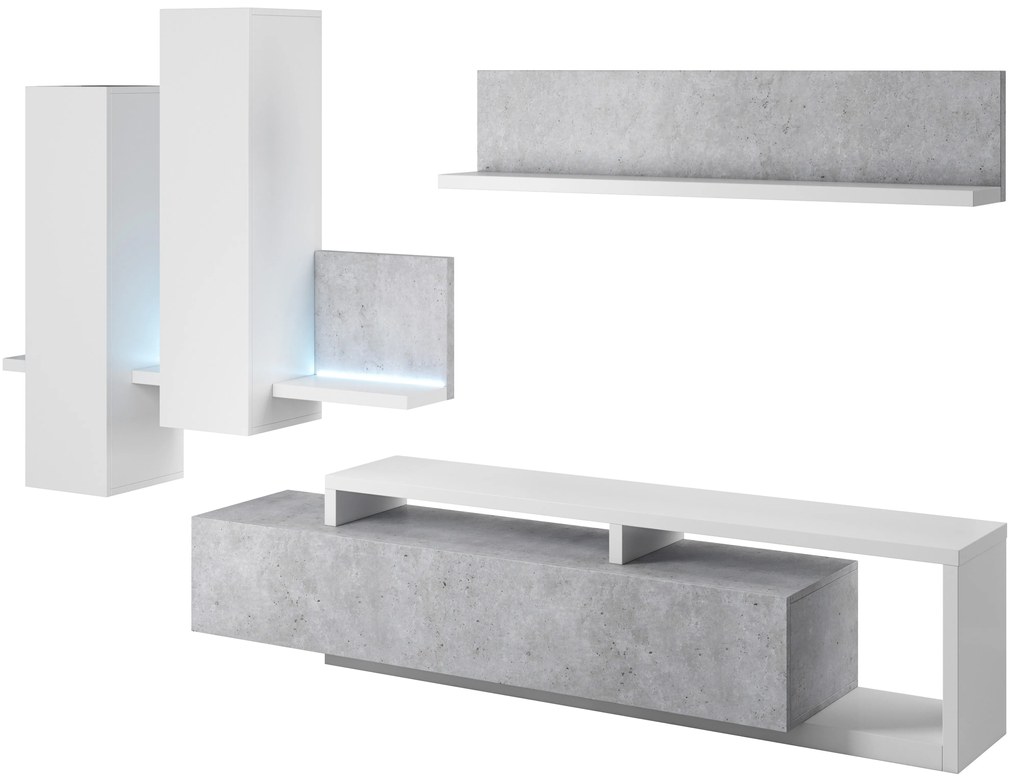 Zondo Mobilier living Bilsby Typ 09 (cu iluminat). 602442