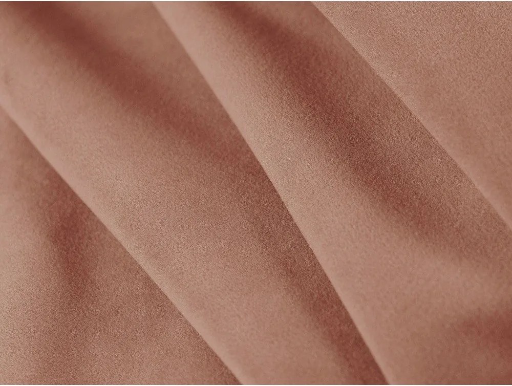 Canapea roz extensibilă cu tapițerie din catifea 209 cm Shannon – Cosmopolitan Design