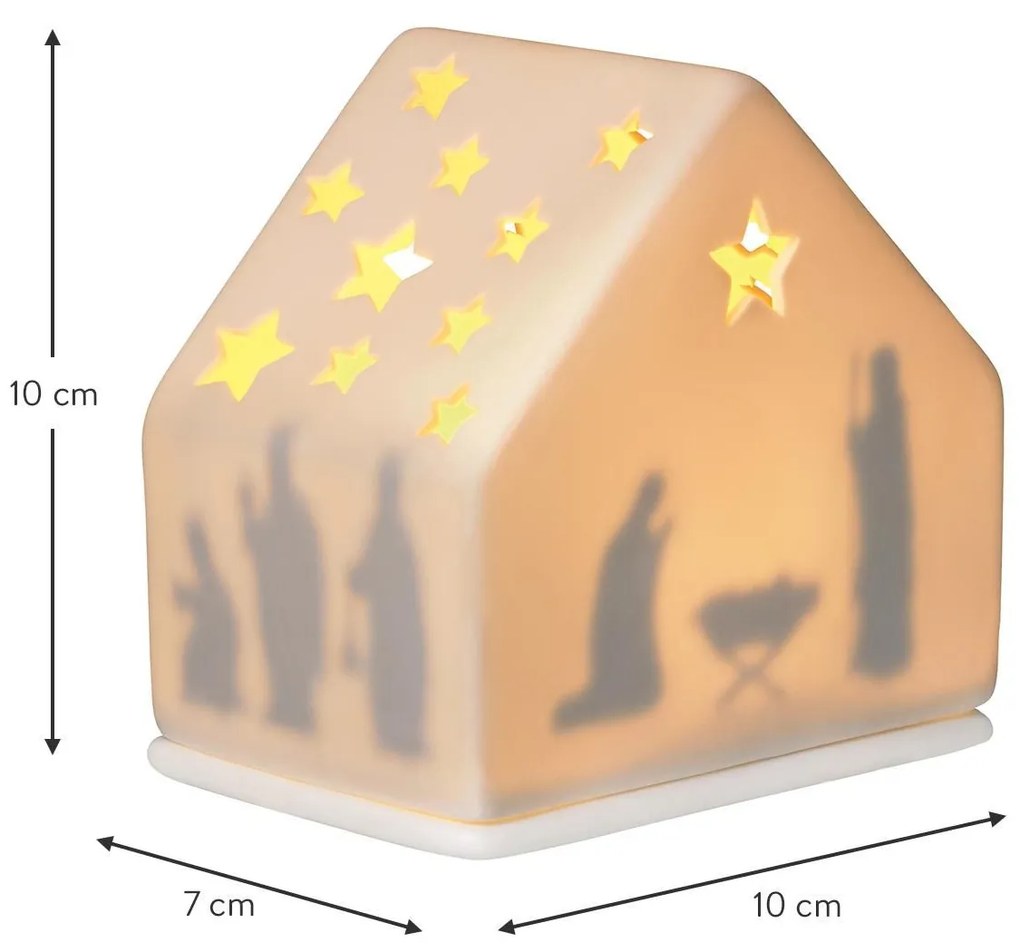 Räder Sfesnic de portelan alb CRIB