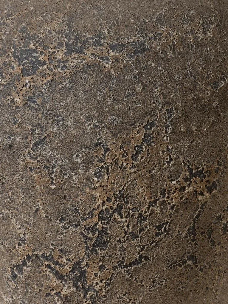 Vas decorativ din teracotta , cu finisaj antichizat , H40cm , "Patina"