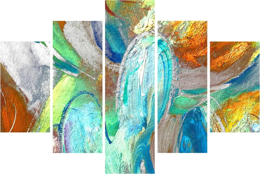 Tablou - Abstract colorat (150x105 cm)