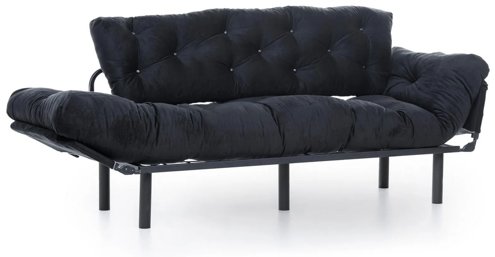 Canapea trei locuri Nitty (negru). 1072236