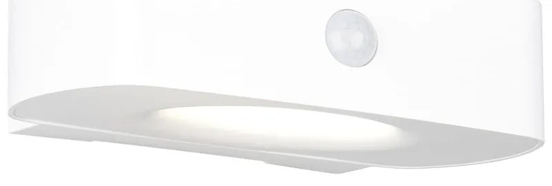 Corp de iluminat pentru exterior LED, de perete, solar (înălțime 6 cm) Bilbao – Trio