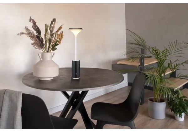 Lampă LED dimabilă de masă Globo 21020B QUIRIN LED/1,2W/3,7V 3000K negru