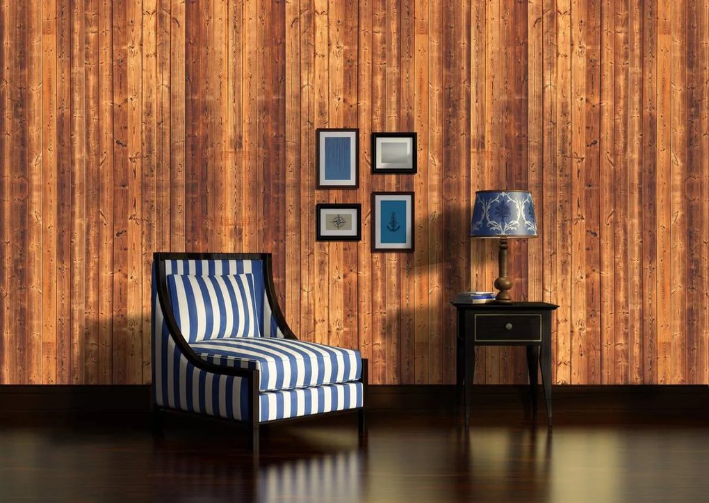 Fototapet - Textura - scănduri de lemn (152,5x104 cm)