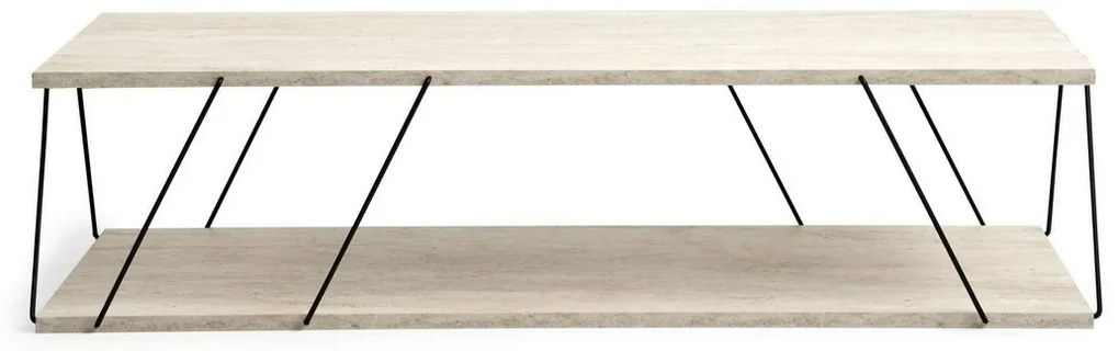 Măsuță de cafea Labranda Travertine and Black