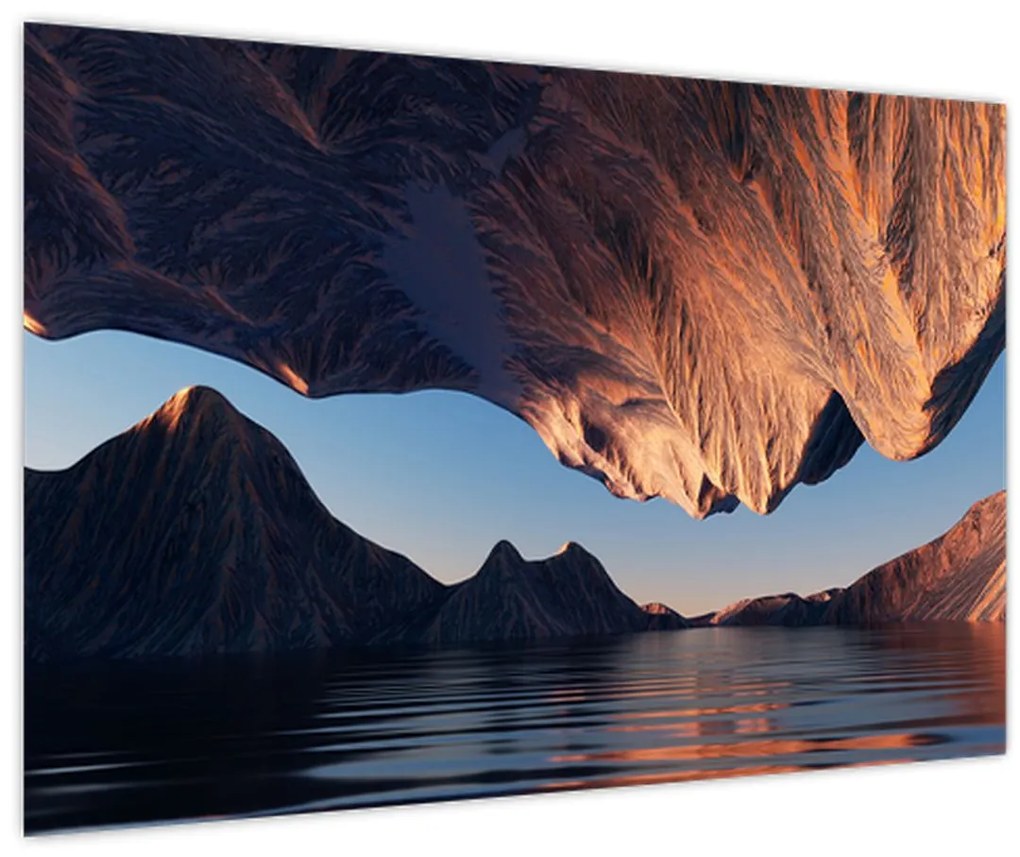 Tablou - Faleze 3D (90x60 cm)