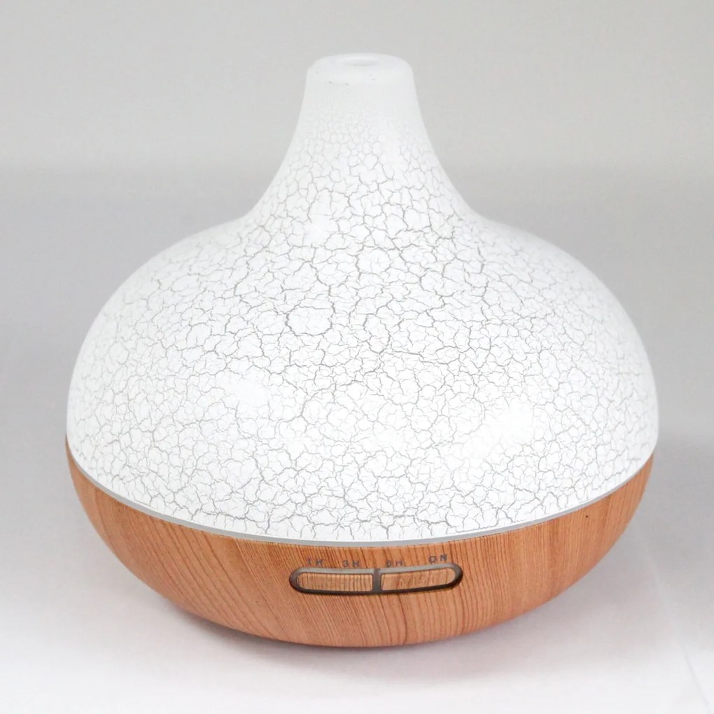 Difuzor Santorini - Efect Crăpat - Cablu USB - Schimbarea Culorilor - Temporizator