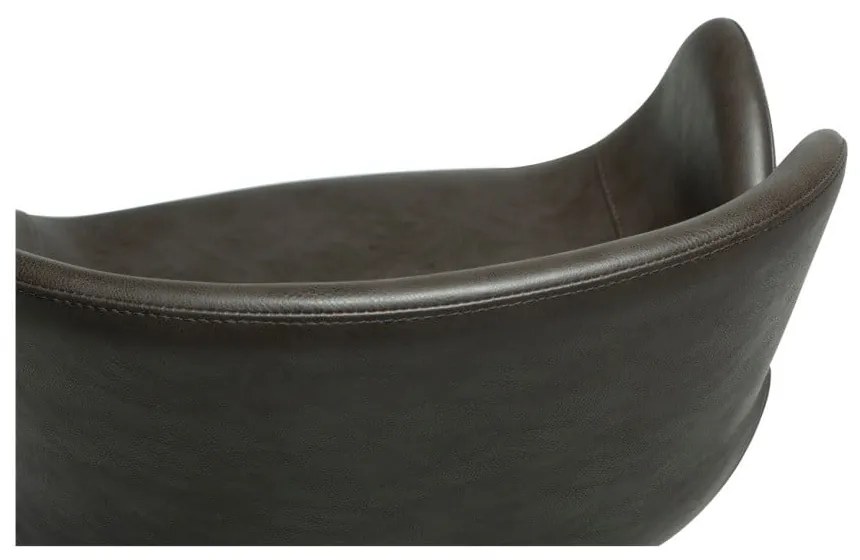 Scaun de sufragerie gri cu cotiere tapițat Gaia – DAN-FORM Denmark