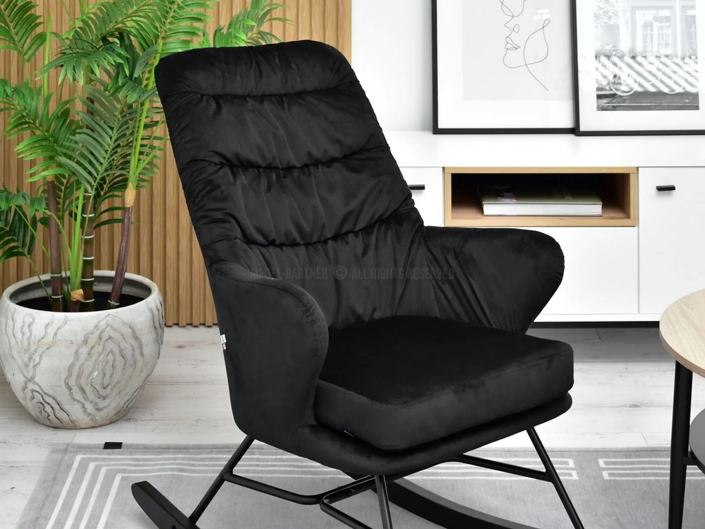 Fotoliu Lusil (negru). Promo -10%. 1110283