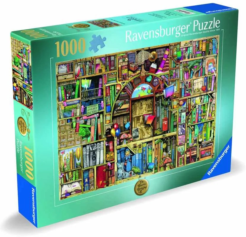 PUZZLE LIBRARIA BIZARA 1000 PIESE DESIGN NOU - RAVENSBURGER (RVSPA00300)