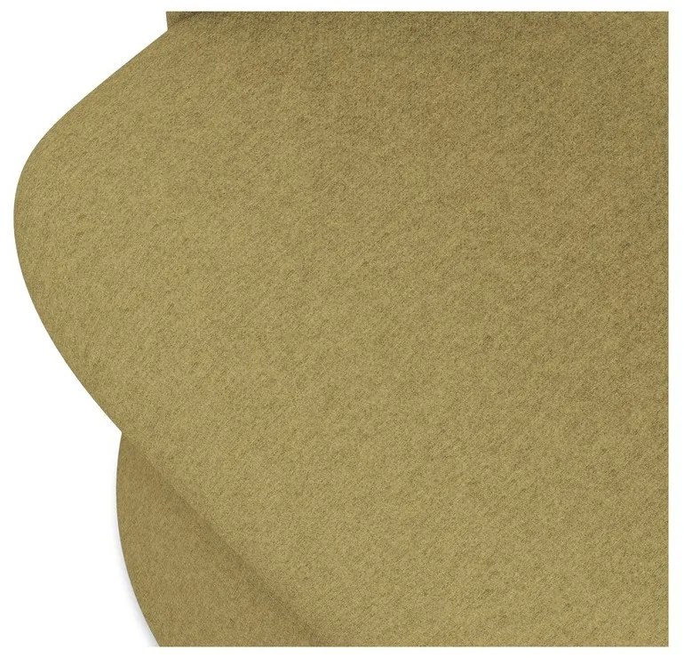 Scaun de sufragerie galben muștar tapițat Kalo – Makamii