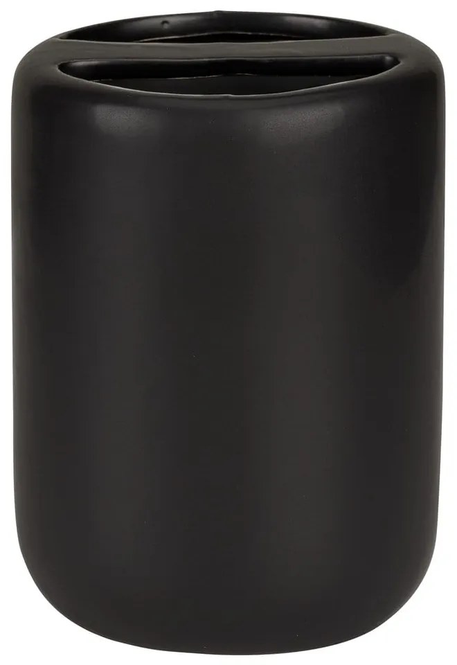 Suport pentru periuța de dinți negru mat din ceramică Olinda – Allstar