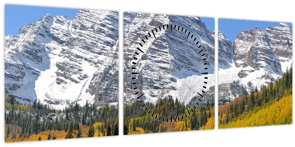 Tablou - Maroon Peak (cu ceas) (90x30 cm)