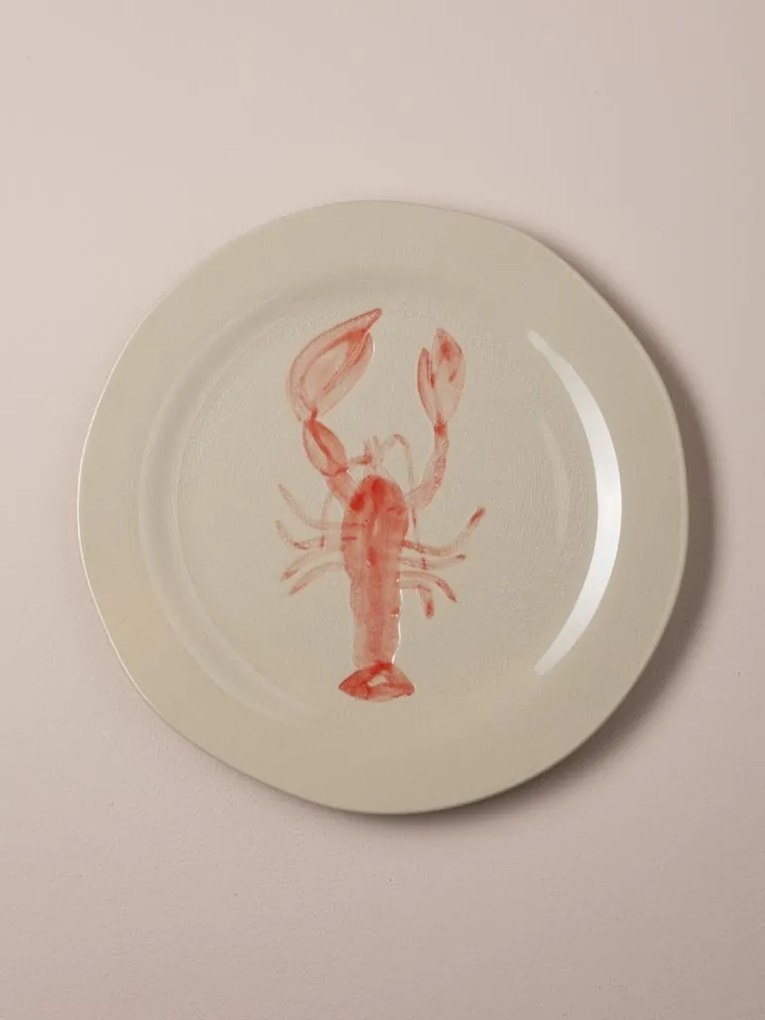 Farfurie din ceramică ø 22 cm, "Red Lobster"