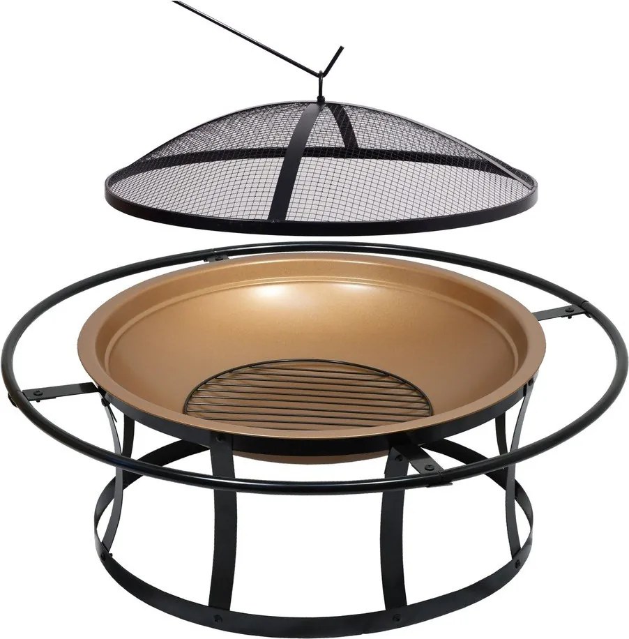 Vatră cu capac Cattara Etna, ø 61 cm