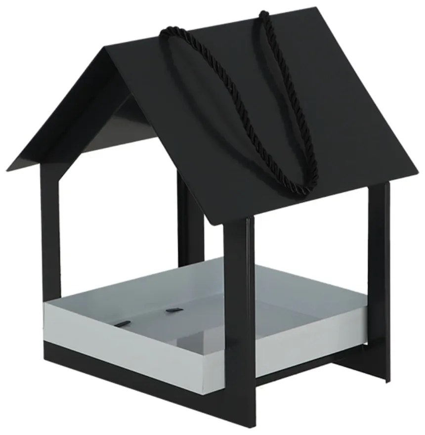 Căsuță pentru păsări Esschert Design, gri antracit