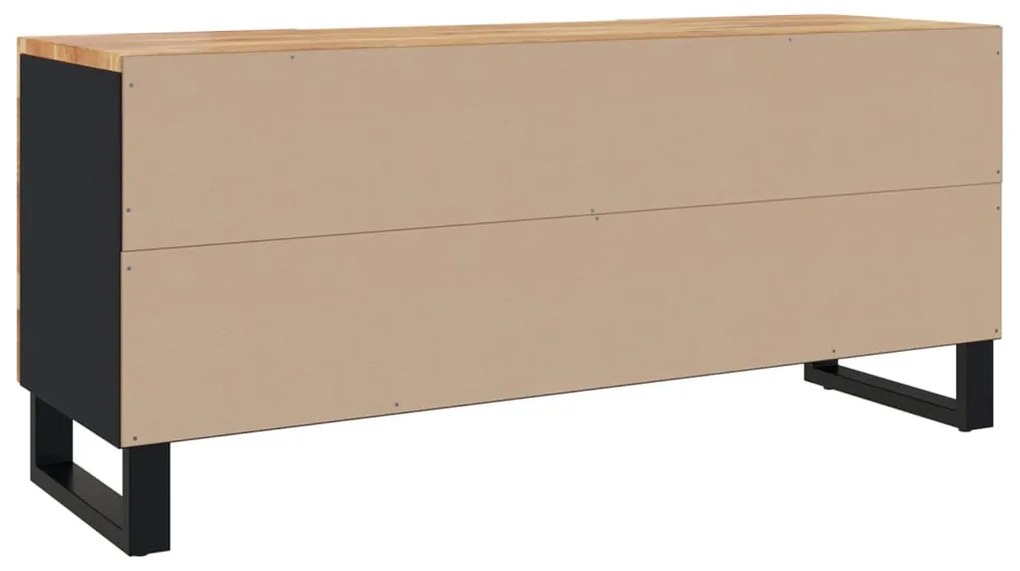 Comoda TV, 105x33x46 cm, lemn masiv de acacia 1, lemn masiv de acacia