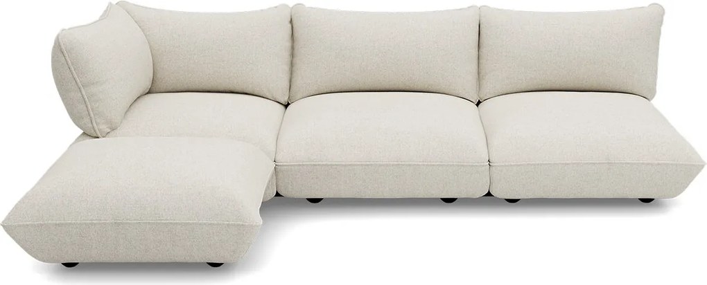 Sumo Corner Sofa Canapea modulara Bouclé, culori multiple - Fatboy Culoare: bej
