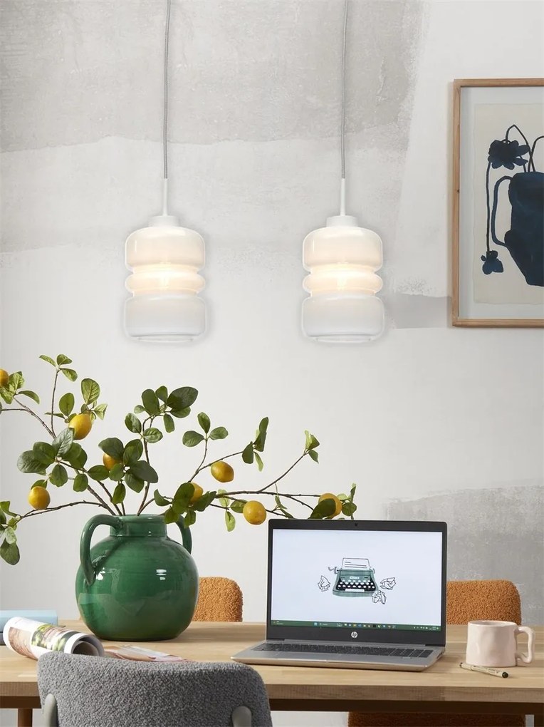 Pendul design decorativ Verona gradient/alb