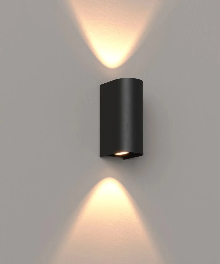 Aplica LED iluminat exterior IP65 Badia negru