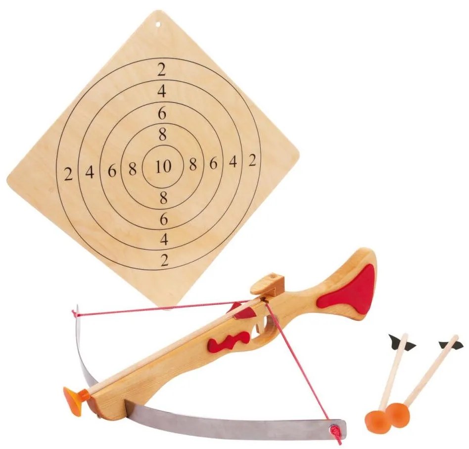 Arbaletă mare cu săgeți și țintă Small Foot