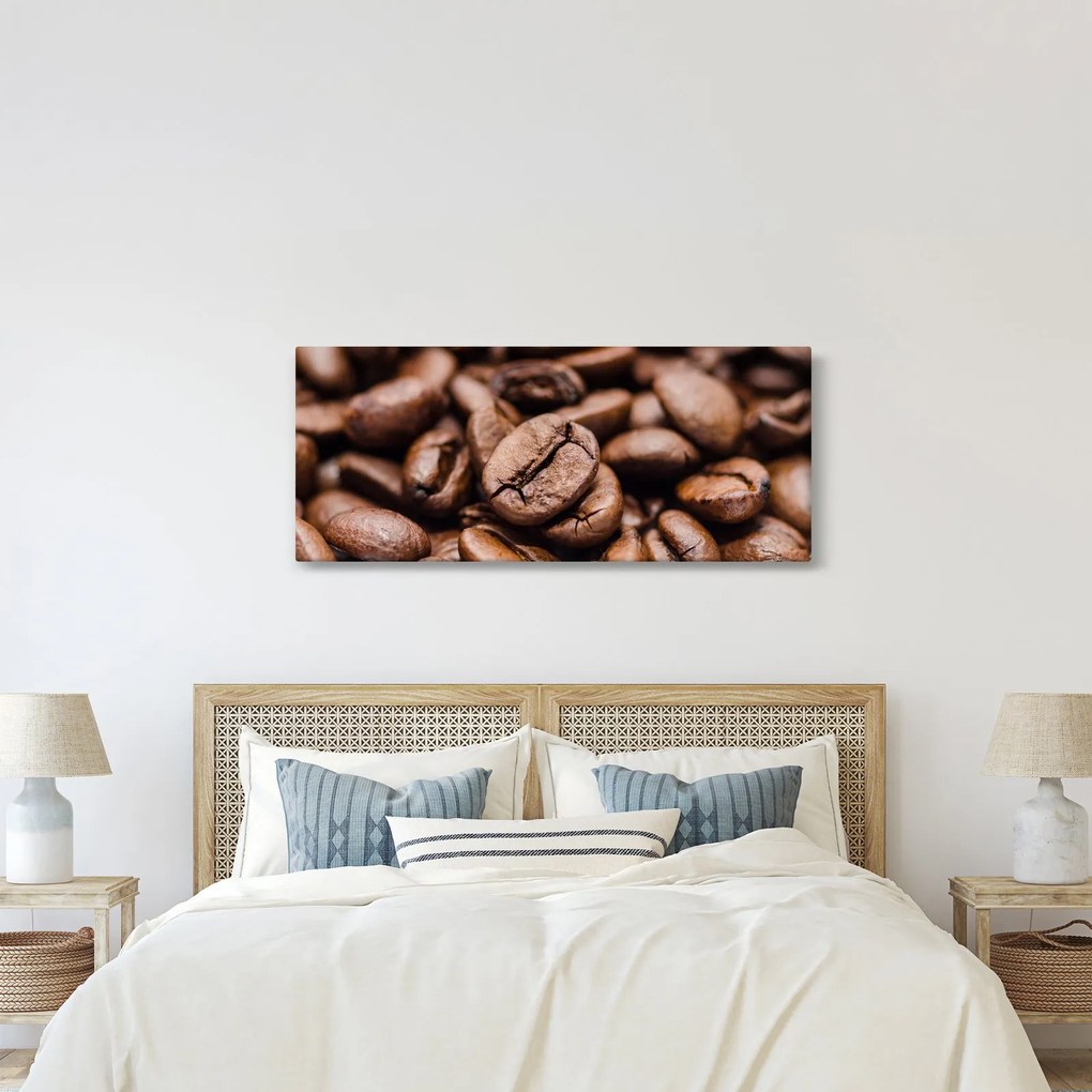 Tablou - Boabe de cafea (120x50 cm)
