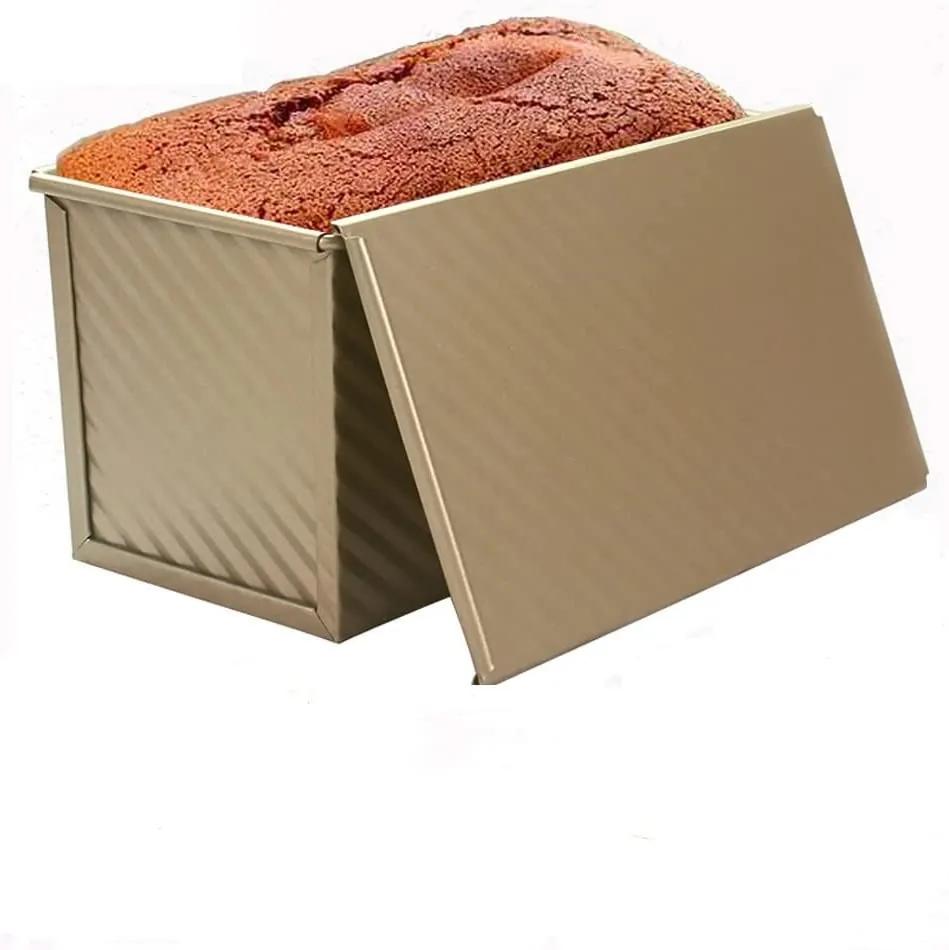 Tava pentru copt paine REYOK, otel carbon, auriu, 20,8 x 11,8 x 11 cm