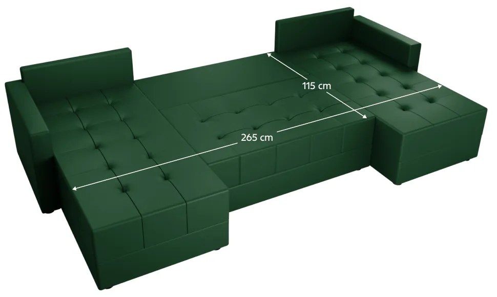 Set de canapea universal, verde, DUAN U UNI