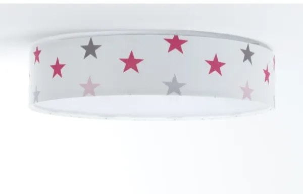 LED lampă reglabilă GALAXY KIDS LED/24W/230V stele alb/roz/gri +DO