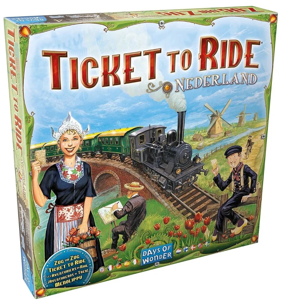 JOC DE SOCIETATE TICKET TO RIDE MAP COLLECTION NETHERLANDS, LIMBA ENGLEZA - DAYS OF WONDER (720120)