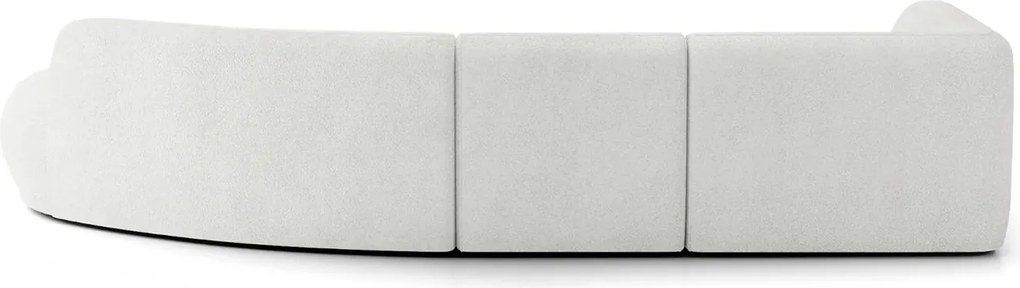 Colțar lemn masiv Gio, 366 × 176 × 77 cm - Stânga
