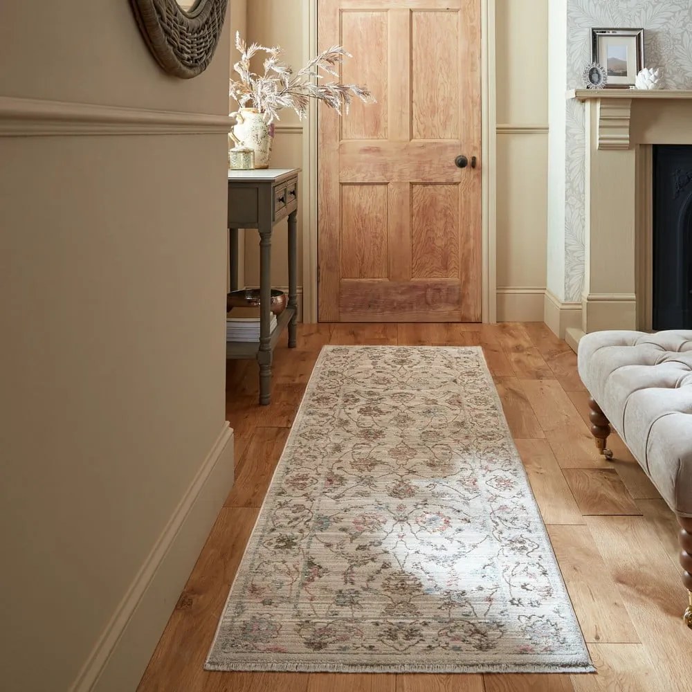 Covor tip traversă bej 66x240 cm Elodie Traditional – Flair Rugs