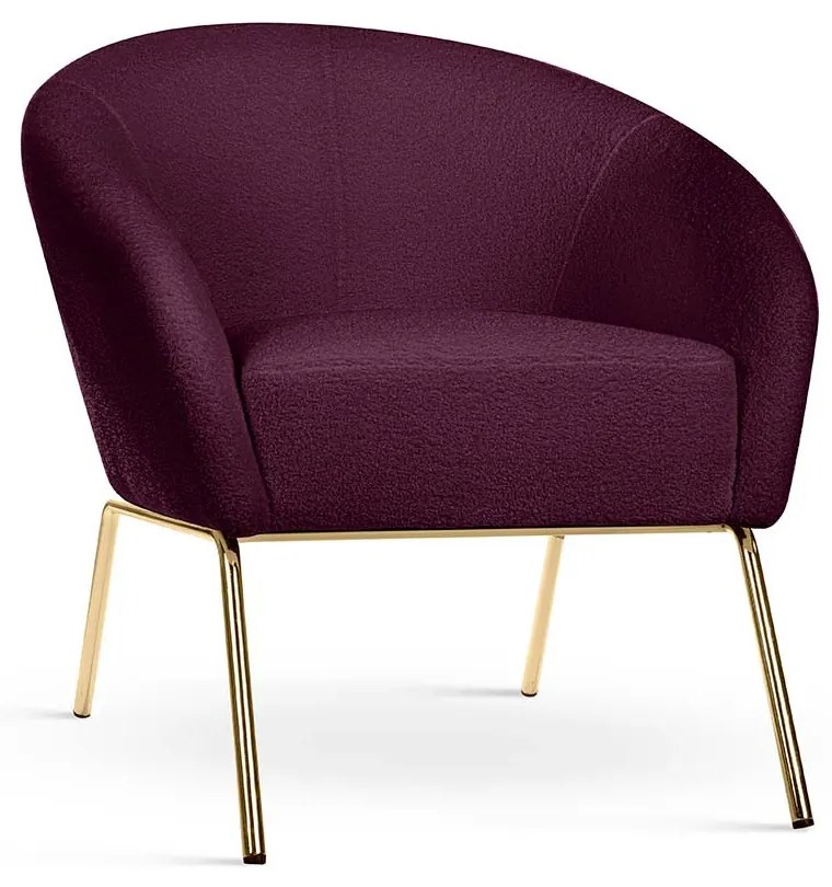 Fotoliu tapitat Cherry – H84 cm