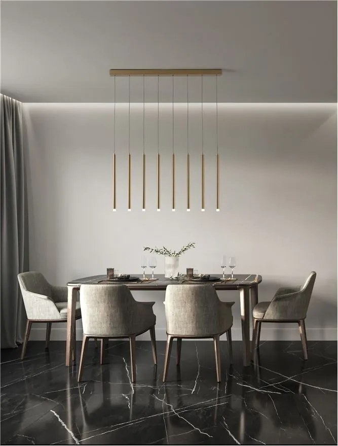 Lustra LED suspendata design minimalist TRIMLE aurie