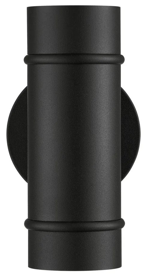 Aplica de Perete Exterior, Iluminat Sus si Jos, Protectie IP54, Artilus negru