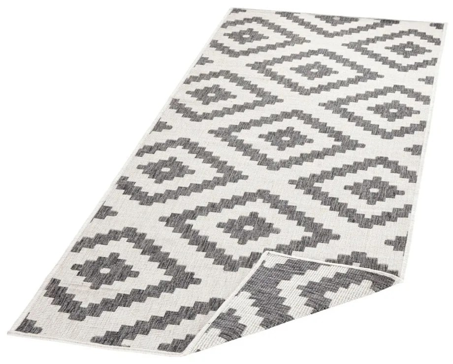 Covor pentru exterior NORTHRUGS Malta, 80 x 250 cm, gri