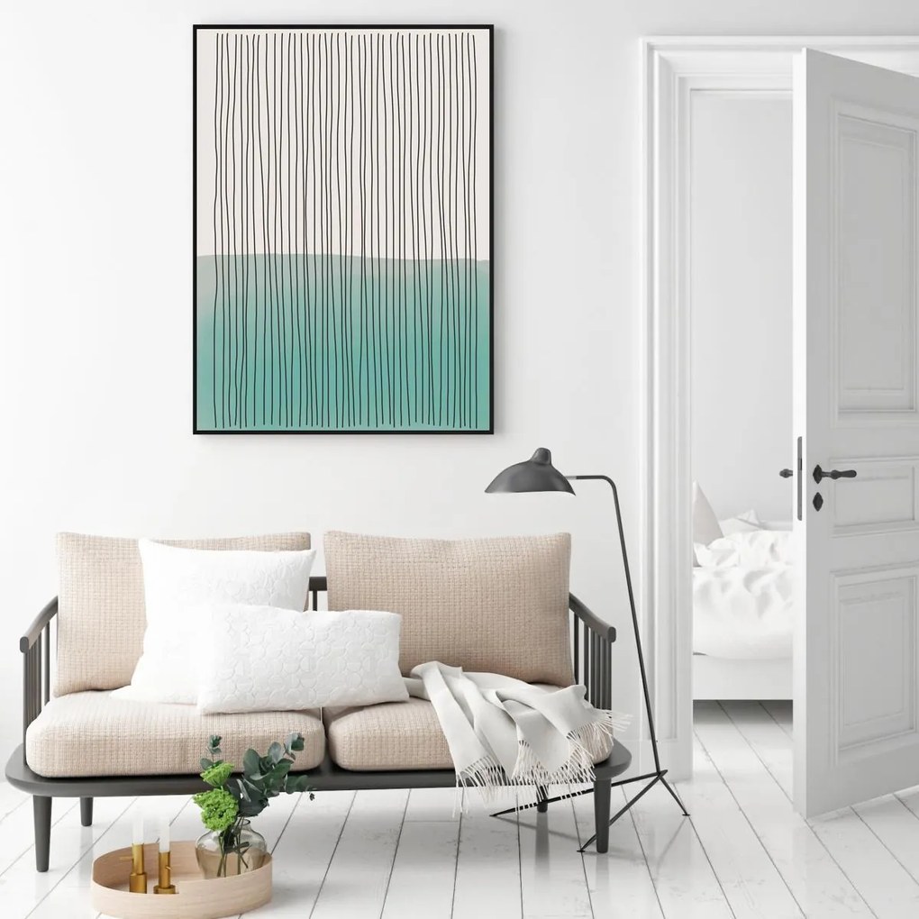 Poster - Abstracție pictată (A4)