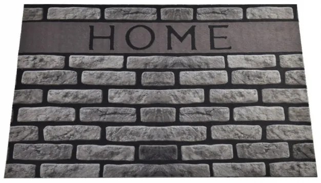 Covoras Intrare Grey Home, 40x60 cm, PVC