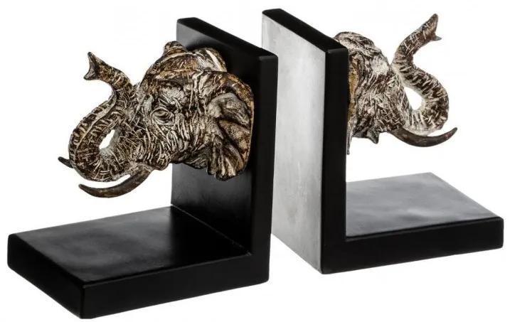 Suport carti Les Elephants, 9.5x11x12.7 cm, rasina