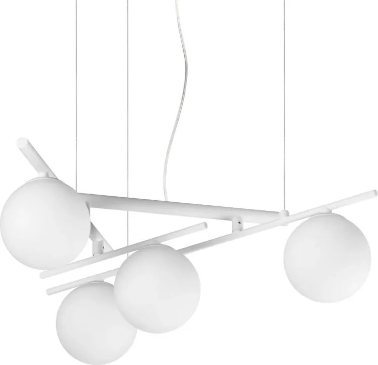 Lustra suspendata moderna ATLAS SP4 BIANCO