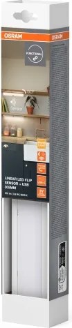 Osram - Lampă LED reglabilă sub dulap cu senzor LINEAR LED/3,8W/5V 30cm albă